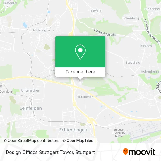 Design Offices Stuttgart Tower map