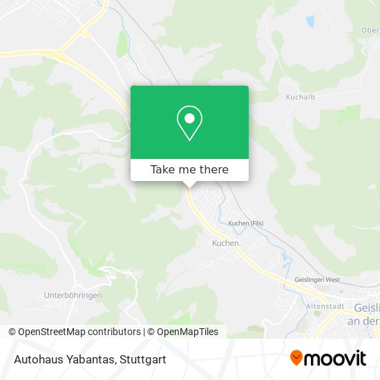 Autohaus Yabantas map
