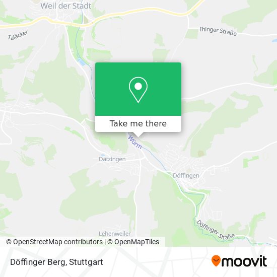 Döffinger Berg map