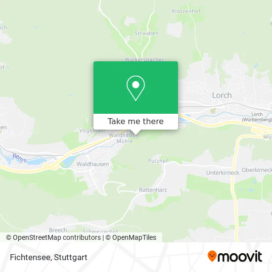 Fichtensee map