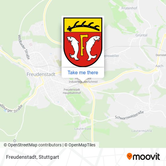 Freudenstadt map