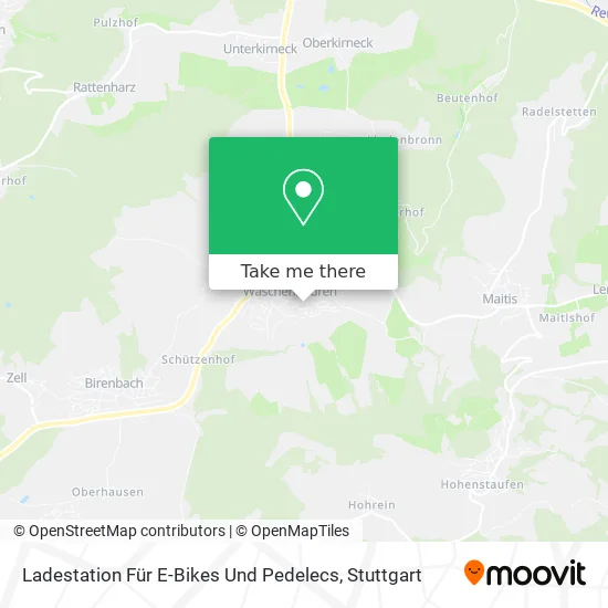 Карта Ladestation Für E-Bikes Und Pedelecs