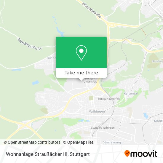 Wohnanlage Straußäcker III map