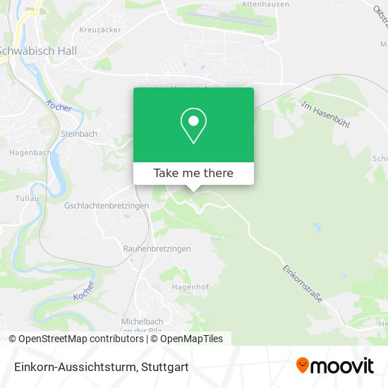 Карта Einkorn-Aussichtsturm