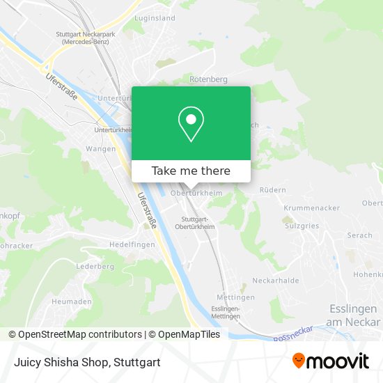 Juicy Shisha Shop map