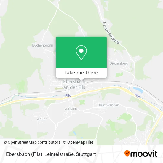 Карта Ebersbach (Fils), Leintelstraße