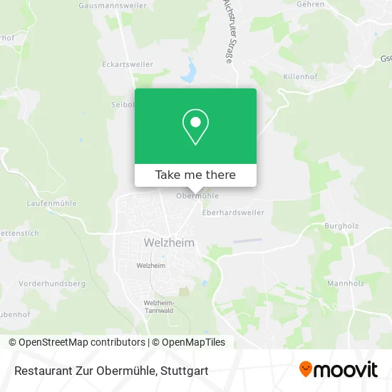 Карта Restaurant Zur Obermühle