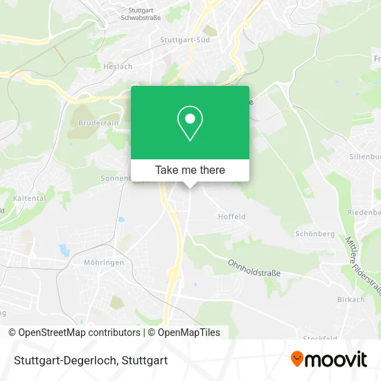 Карта Stuttgart-Degerloch