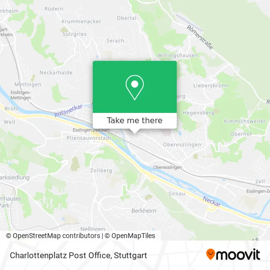 Карта Charlottenplatz Post Office