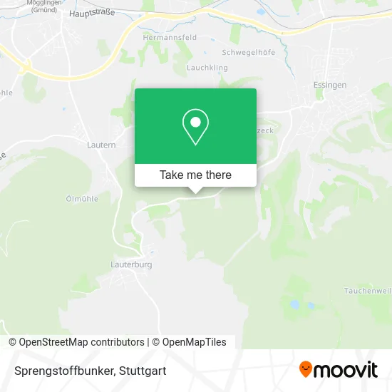 Карта Sprengstoffbunker