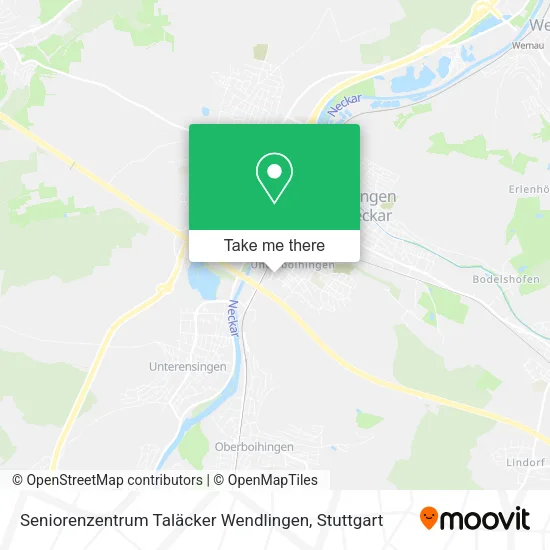 Карта Seniorenzentrum Taläcker Wendlingen
