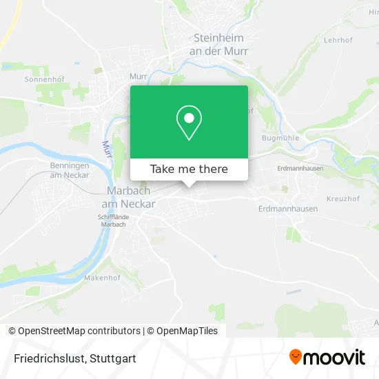 Карта Friedrichslust