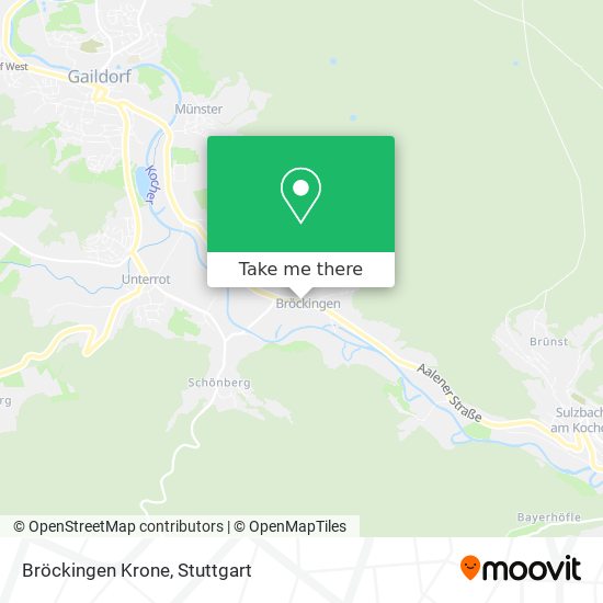 Bröckingen Krone map