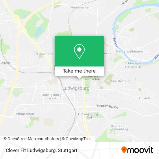 Clever Fit Ludwigsburg map