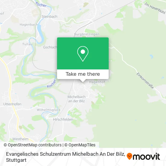 Карта Evangelisches Schulzentrum Michelbach An Der Bilz