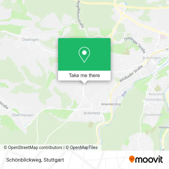 Карта Schönblickweg