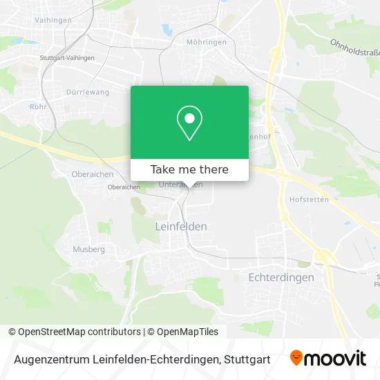 Карта Augenzentrum Leinfelden-Echterdingen
