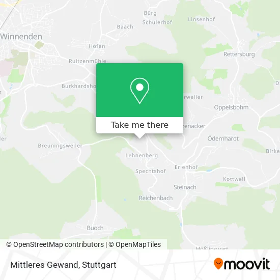 Карта Mittleres Gewand