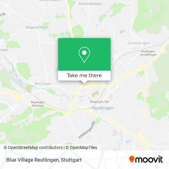 Blue Village Reutlingen map