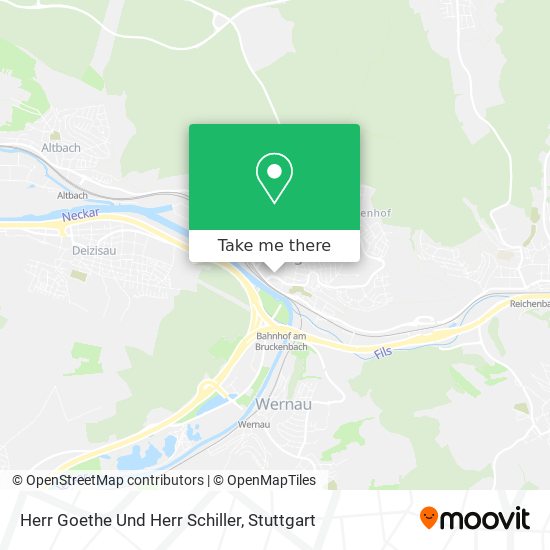 Herr Goethe Und Herr Schiller map
