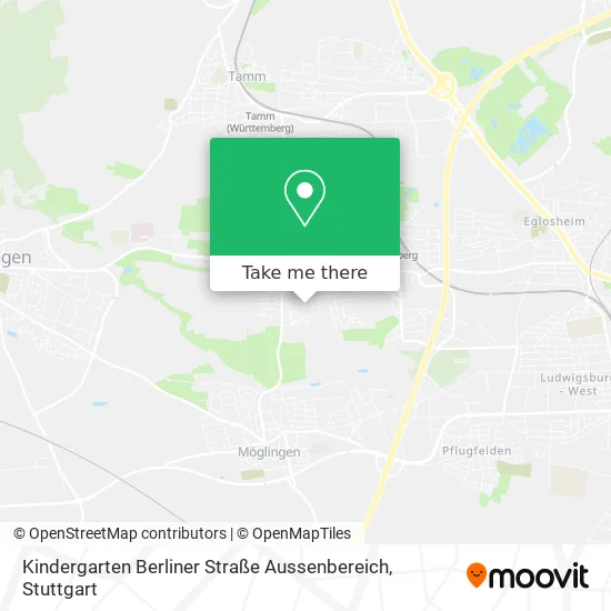 Карта Kindergarten Berliner Straße Aussenbereich