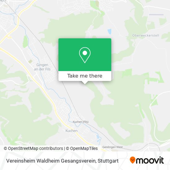 Vereinsheim Waldheim Gesangsverein map