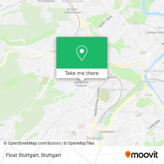 Float Stuttgart map