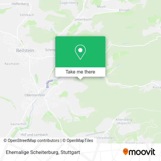 Карта Ehemalige Scheiterburg