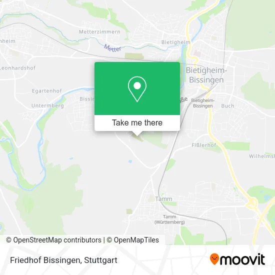Карта Friedhof Bissingen