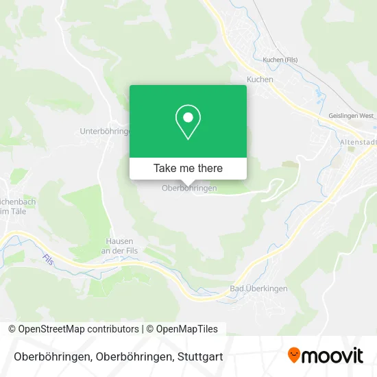 Карта Oberböhringen, Oberböhringen
