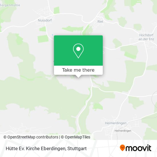 Hütte Ev. Kirche Eberdingen map