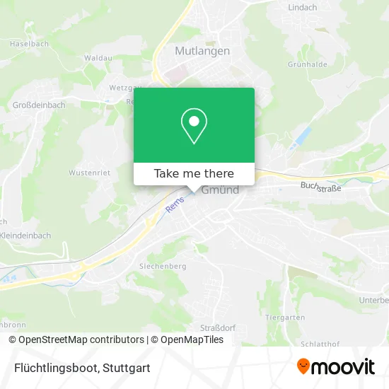 Карта Flüchtlingsboot