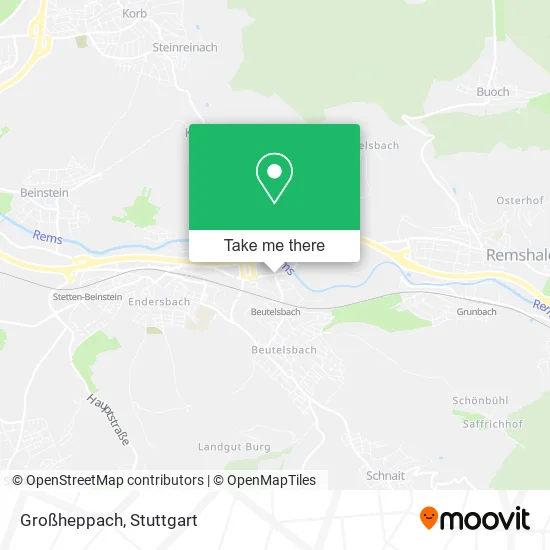 Карта Großheppach