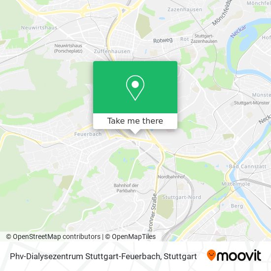 Phv-Dialysezentrum Stuttgart-Feuerbach map