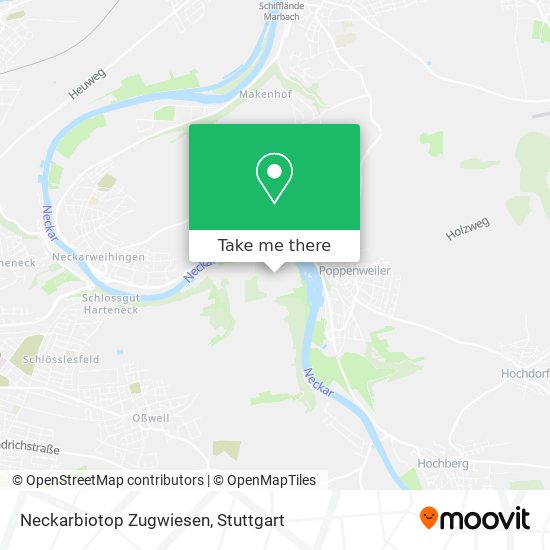 Neckarbiotop Zugwiesen map