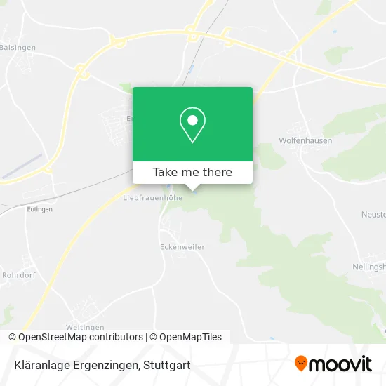 Карта Kläranlage Ergenzingen
