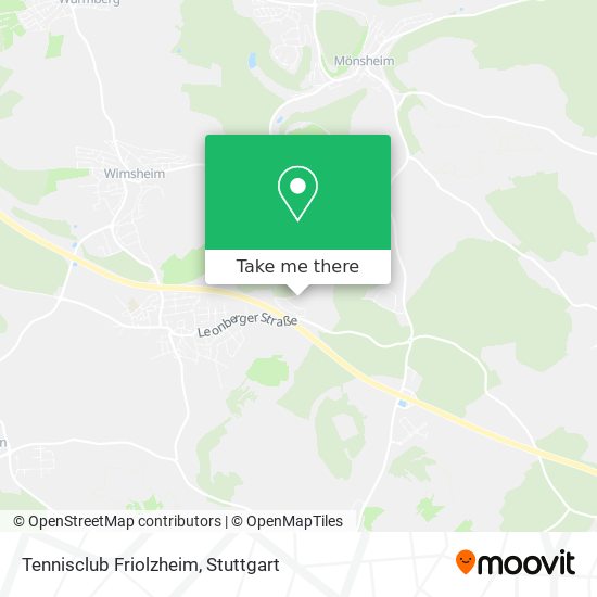 Tennisclub Friolzheim map