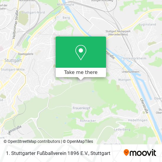 1. Stuttgarter Fußballverein 1896 E.V. map