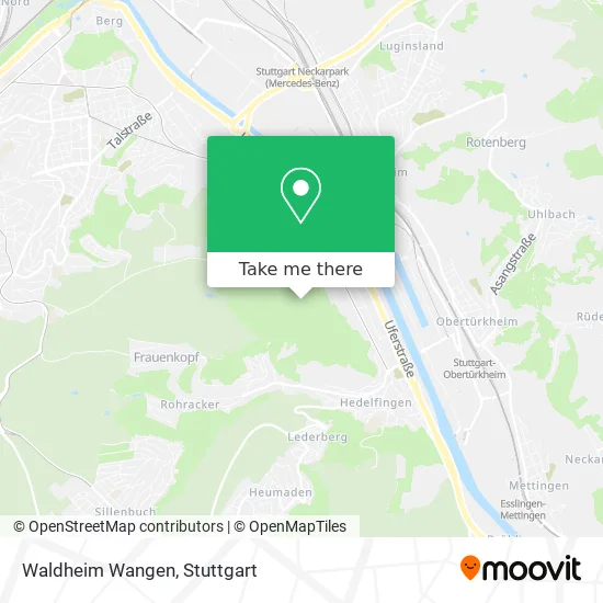 Карта Waldheim Wangen