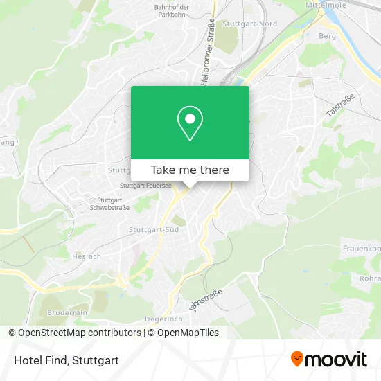 Карта Hotel Find