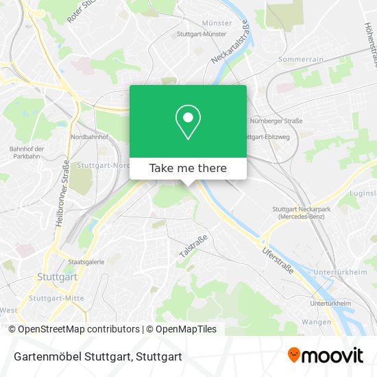 Gartenmöbel Stuttgart map