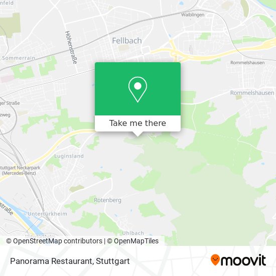 Panorama Restaurant map