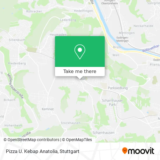 Pizza U. Kebap Anatolia map