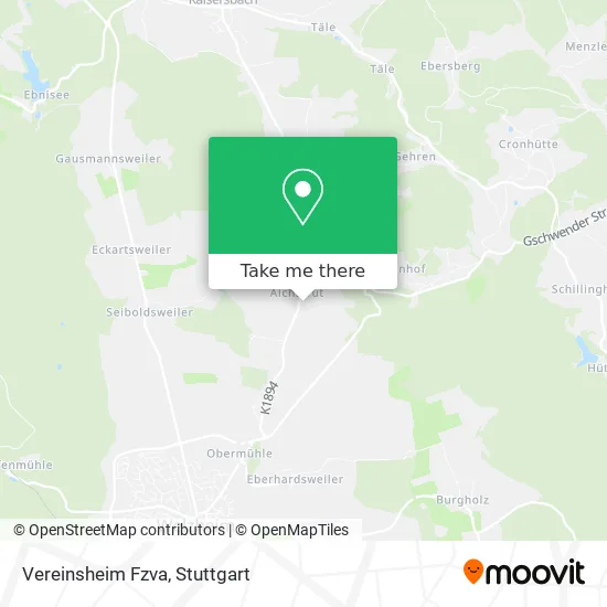 Карта Vereinsheim Fzva