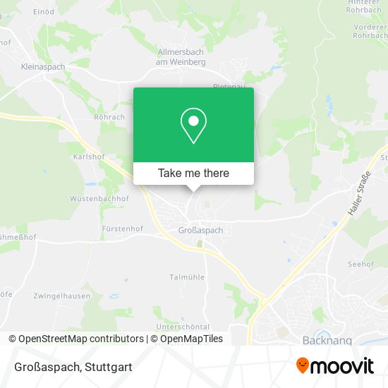 Карта Großaspach