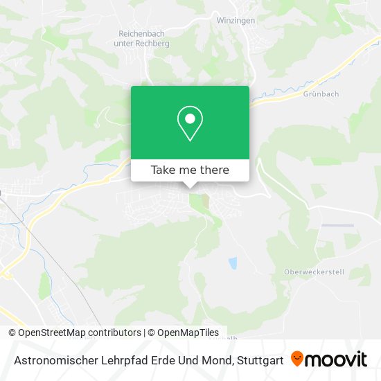 Astronomischer Lehrpfad Erde Und Mond map