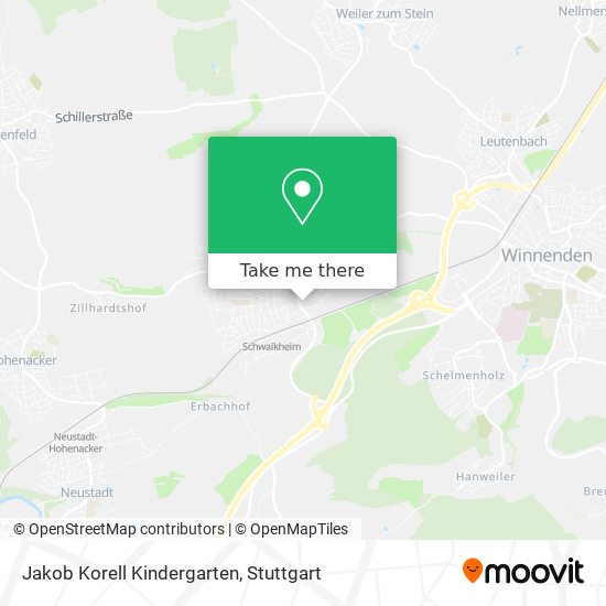 Jakob Korell Kindergarten map
