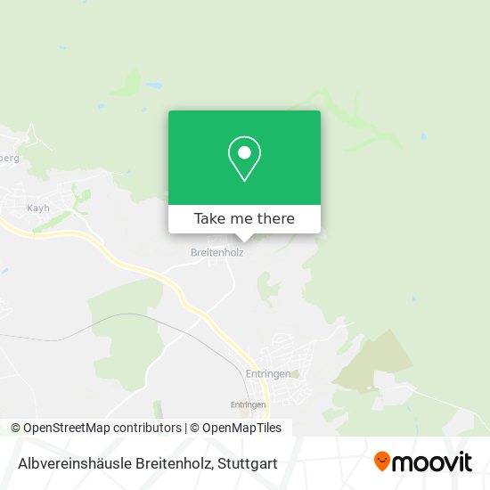 Albvereinshäusle Breitenholz map