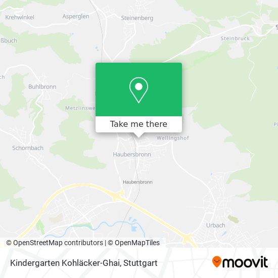 Kindergarten Kohläcker-Ghai map