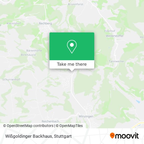 Wißgoldinger Backhaus map